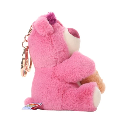 Gambar Disney Gantungan Kunci Boneka Lotso Waffle 10 Cm - Pink