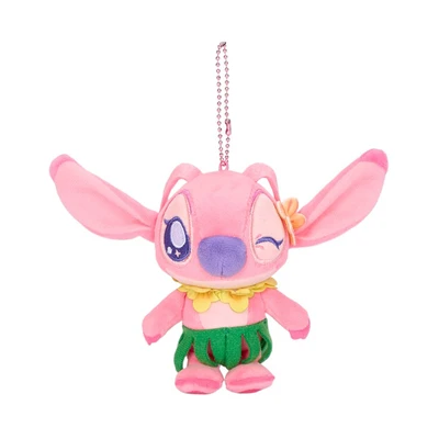 Gambar Disney Comfy Gantungan Kunci Boneka Angel Hawai 10 cm - Pink