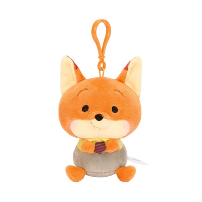 Gambar Disney Comfy Gantungan Kunci Boneka Zootopia Nick 10 Cm - Oranye