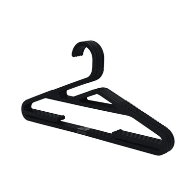 Gambar Selma Yovie Hanger Baju Plastik PP Line 41 cm Set 5 pcs - Hitam
