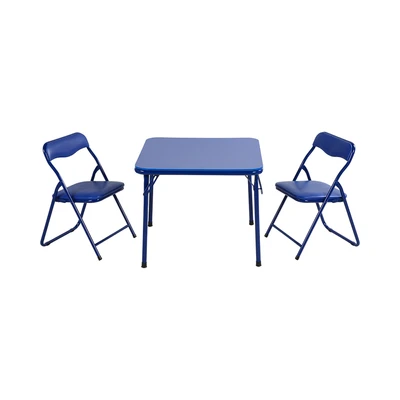 Gambar Soleil Kiddie Kursi & Meja Lipat Anak Set 3 pcs - Biru