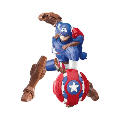 Gambar Keepplay Marvel Captain America Super Armor Vol 1 Model Kit - Biru