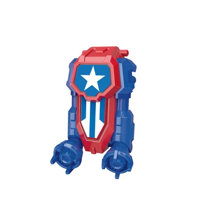 Gambar Keepplay Marvel Captain America Super Armor Vol 1 Model Kit - Biru