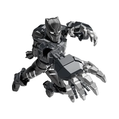 Gambar Keepplay Marvel Black Panther Super Armor Vol 1 Model Kit - Hitam
