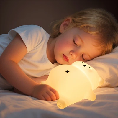 Gambar Informa Lampu Tidur Portabel Sleepy Bear - Putih