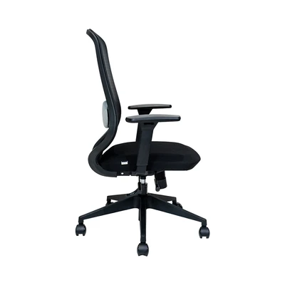 Gambar Sieben Koda Kursi Kantor Sandaran Rendah - Hitam
