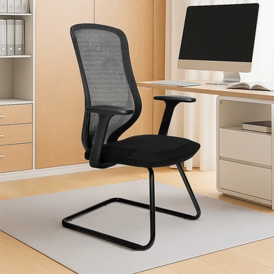 Gambar Sieben Koda Kursi Tamu Kantor - Hitam