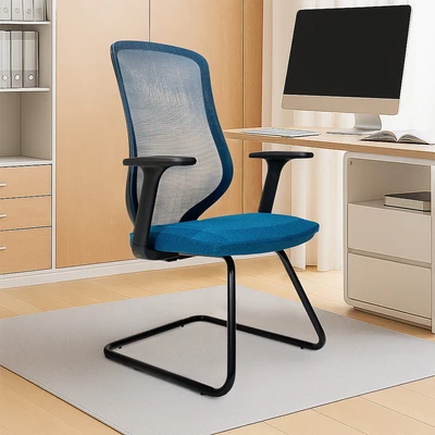 Gambar Sieben Koda Kursi Tamu Kantor - Biru