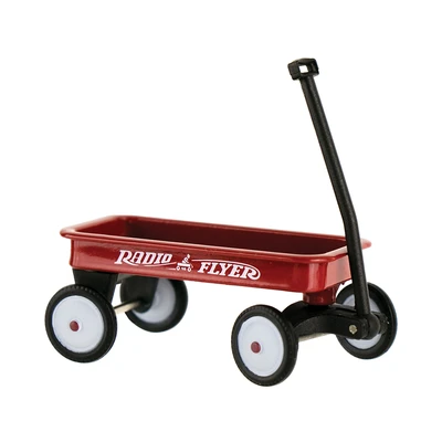 Gambar Sbego Worlds Smallest Miniatur Radio Flyer Classic Wagon - Merah