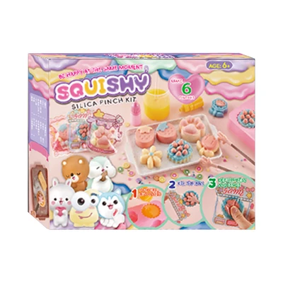 Gambar Kiddy Fun Set Squishy Silica Pinch Kit Pastry - Mix
