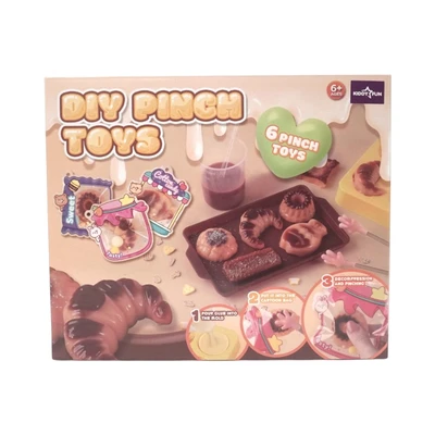 Gambar Kiddy Fun Set Squishy Silica Pinch Kit Bread - Mix