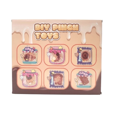Gambar Kiddy Fun Set Squishy Silica Pinch Kit Bread - Mix