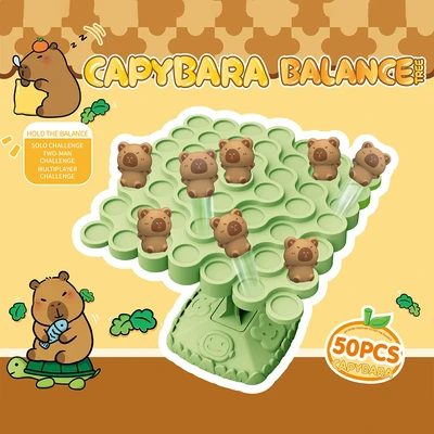 Gambar Kiddy Fun Playset Balance Tree Capybara - Hijau