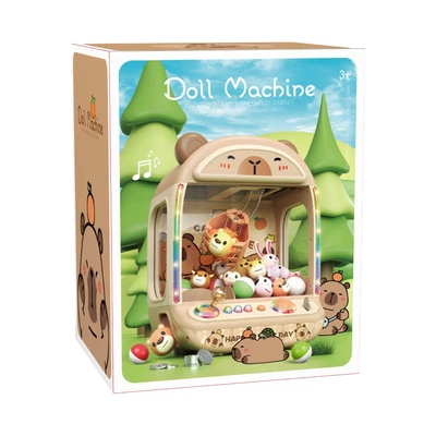 Gambar Kiddy Fun Playset Capybara Doll Machine - Cokelat
