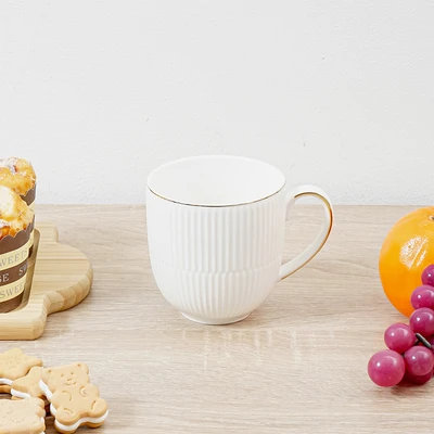 Gambar Appetite Hera Mug Porcelain 360 ml Set 4 pcs - Putih