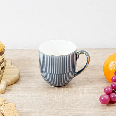 Gambar Appetite Hera Mug Porcelain 360 ml Set 4 pcs - Biru Navy
