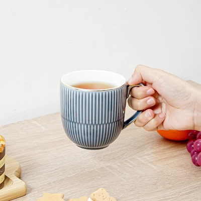 Gambar Appetite Hera Mug Porcelain 360 ml Set 4 pcs - Biru Navy