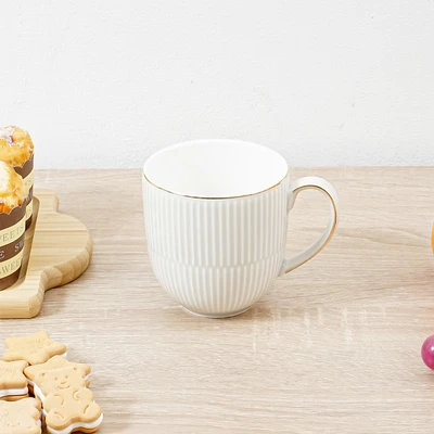 Gambar Appetite Hera Mug Porcelain 360 ml Set 4 pcs - Krem Beige