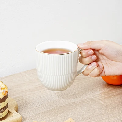 Gambar Appetite Hera Mug Porcelain 360 ml Set 4 pcs - Krem Beige