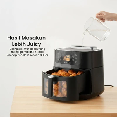 Gambar Klaz Culinapro Air Fryer Smart 8 Liter 1200 watt - Hitam