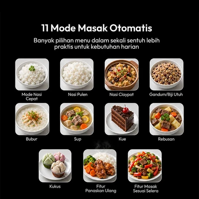 Gambar Klaz Nexora Rice Cooker 800 ml - Putih