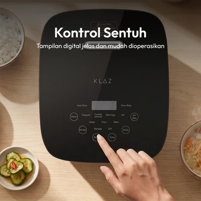 Gambar Klaz Nexora Rice Cooker 800 ml - Putih