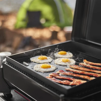 Gambar Weber Pemanggang Gas Slate 1 Tungku - Hitam