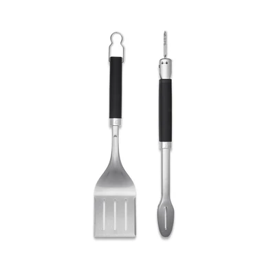 Gambar Weber Spatula & Penjepit Set 2 pcs - Hitam/Silver