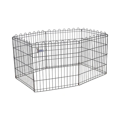 Gambar Cavea Playpen Hewan Round Top 61x63.5 cm - Hitam