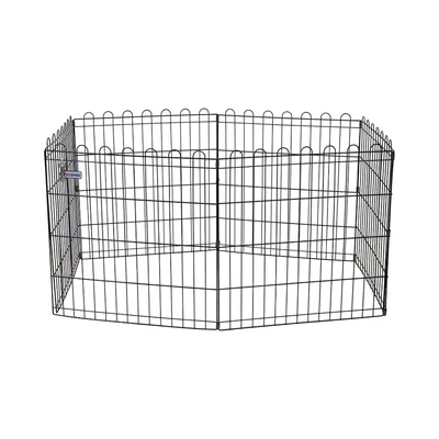 Gambar Cavea Playpen Hewan Round Top 61x63.5 cm - Hitam