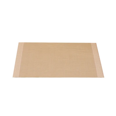 Gambar Appetite Tatakan Piring & Table Runner Woven Square Set 5 pcs - Cokelat