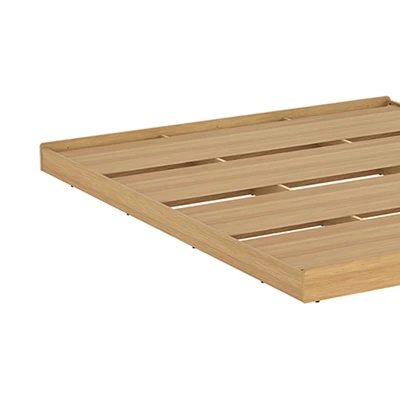 Gambar Informa 160x200 cm Pablo Dipan Tempat Tidur Wooden - Cokelat Euro Oak