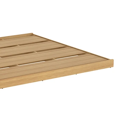 Gambar Informa 180x200 cm Pablo Dipan Tempat Tidur Wooden - Cokelat Euro Oak