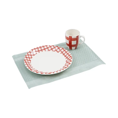 Gambar Appetite Pavel Tatakan Piring 45x30 cm Set 4 pcs - Silver