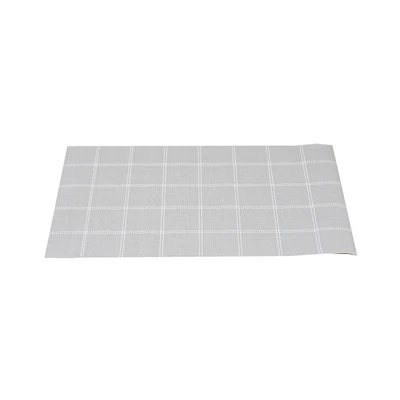Gambar Appetite Tatakan Piring & Table Runner Woven Square 45x30 cm Set 5 pcs - Abu-Abu