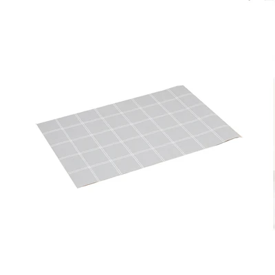 Gambar Appetite Tatakan Piring & Table Runner Woven Square 45x30 cm Set 5 pcs - Abu-Abu