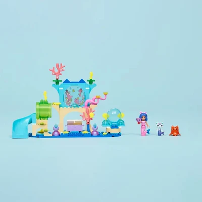 Gambar LEGO Gabbys Dollhouse Mermaid Gabbys Aquarium Adventure Set 103 Pcs 11204 - Mix
