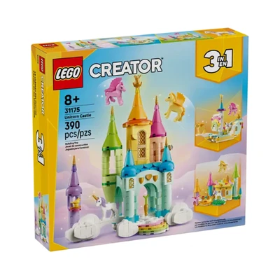 Gambar LEGO Creator 3 In 1 Unicorn Castle Set 390 Pcs 31175 - Mix