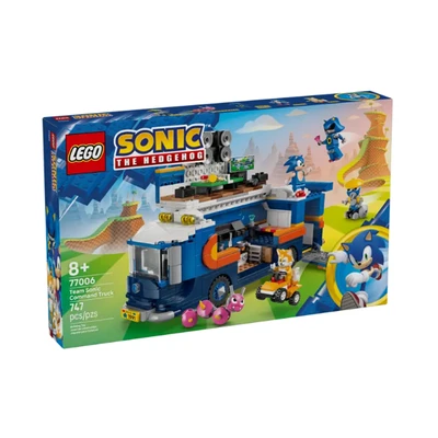 Gambar LEGO Sonic The Hedgehog Team Sonic Command Truck Set 747 Pcs 77006 - Biru