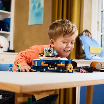 Gambar LEGO Sonic The Hedgehog Team Sonic Command Truck Set 747 Pcs 77006 - Biru