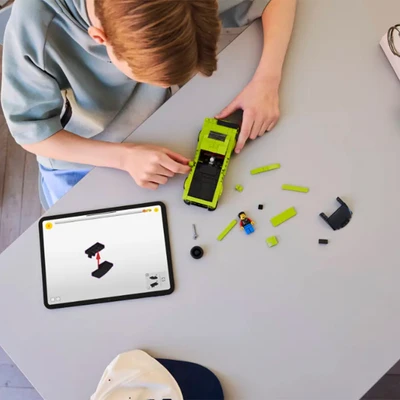 Gambar LEGO Speed Champions Dodge Challenger Srt Hellcat Set 390 Pcs 77237 - Hijau