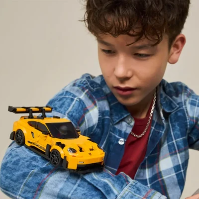 Gambar LEGO Speed Champions Porsche 911 Gt3 Rs Set 348 Pcs 77239 - Kuning