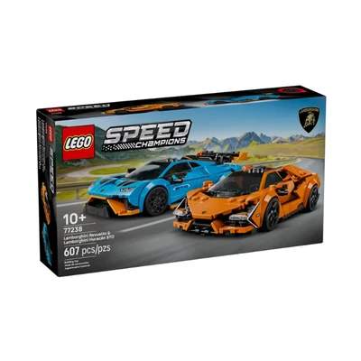 Gambar LEGO Speed Champions Lamborghini Revuelto & Huracan Sto Set 607 Pcs 77238 - Mix
