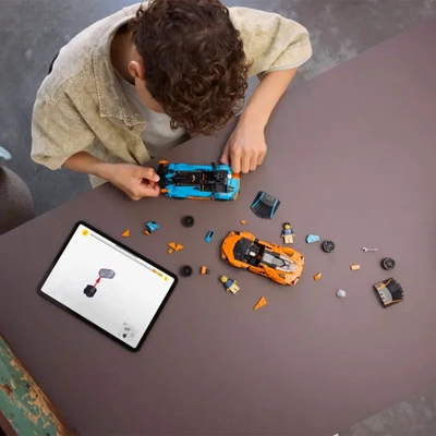 Gambar LEGO Speed Champions Lamborghini Revuelto & Huracan Sto Set 607 Pcs 77238 - Mix