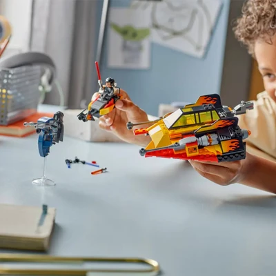 Gambar LEGO Star Wars The Force Burner Snowspeeder Set 349 Pcs 75414 - Mix