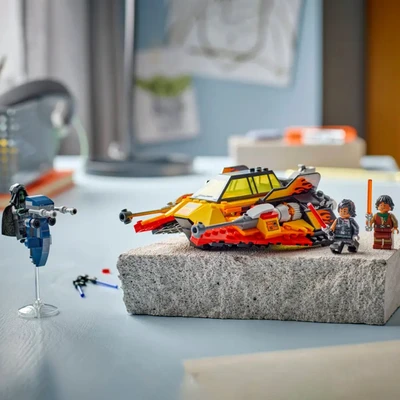 Gambar LEGO Star Wars The Force Burner Snowspeeder Set 349 Pcs 75414 - Mix