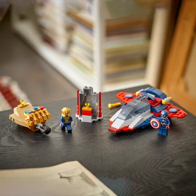 Gambar LEGO Marvel Captain America Vs Thanos Set 107 Pcs 76319 - Mix