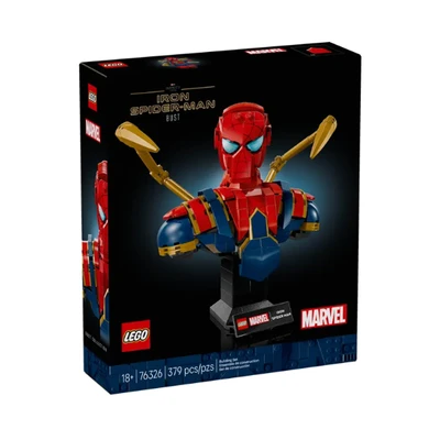 Gambar LEGO Marvel Iron Spiderman Bust Set 379 Pcs 76326 - Mix