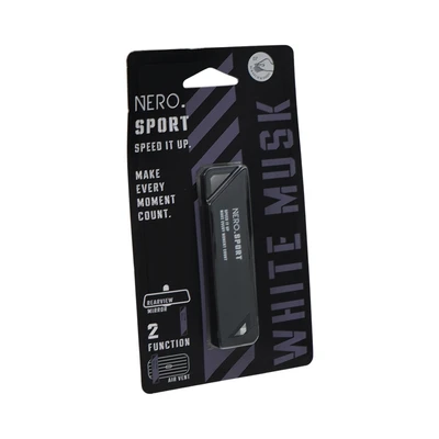Gambar Flamingo White Musk Pengharum Mobil Nero Sport Nano Stick - Hitam