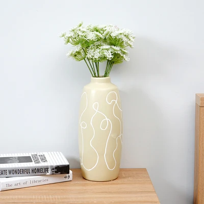 Gambar Informa Bunga Artifisial Fennel Bunch 18x18x45 cm - Putih